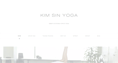 Desktop Screenshot of kimsinyoga.com