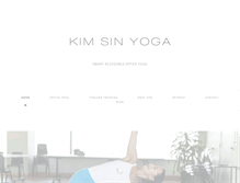 Tablet Screenshot of kimsinyoga.com